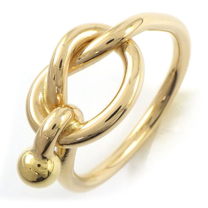 楽天市場】ティファニー Tiffany & Co. リング フック&アイ K18YG 9号  