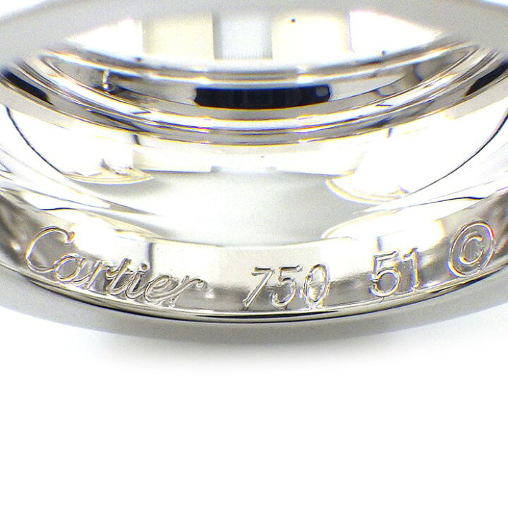 楽天市場】カルティエ Cartier リング ハイラブリング K18WG 11号  