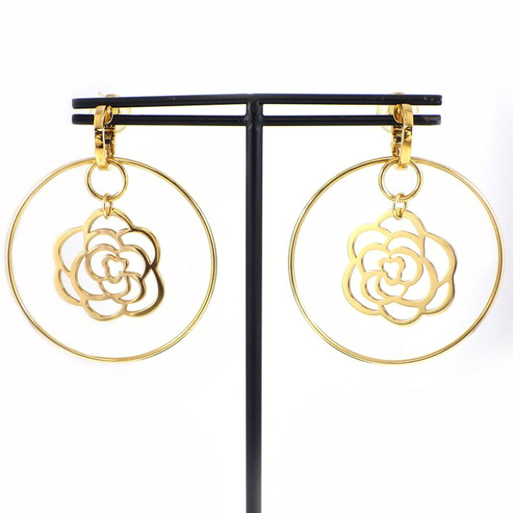 楽天市場】シャネル CHANEL クリップ イヤリング カメリア J2922  