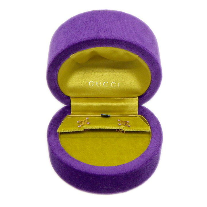 楽天市場】グッチ GUCCI ピアス アイコン スターダスト GG ロゴ ピンク 