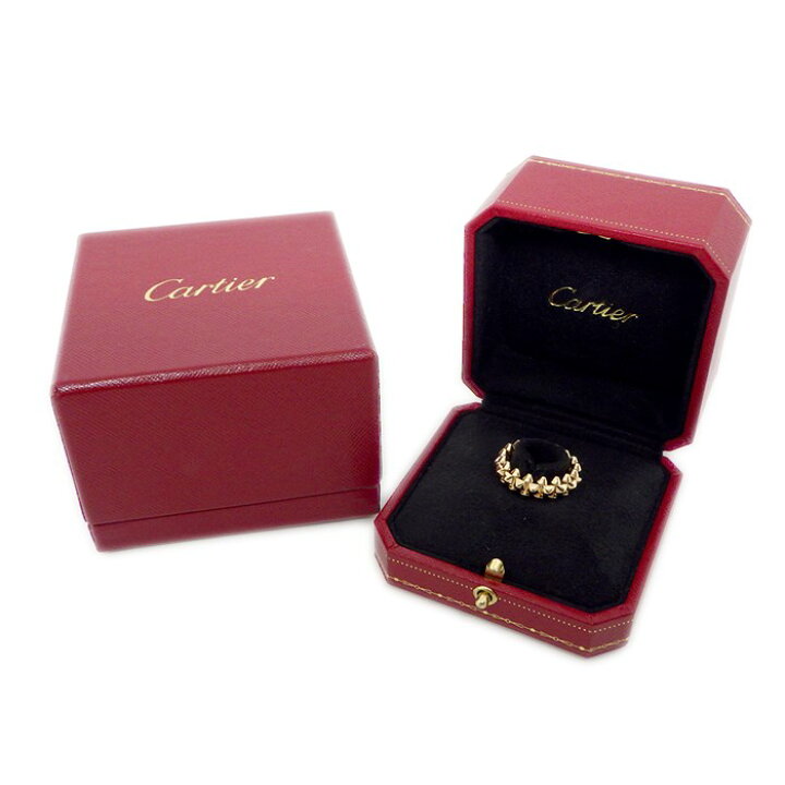 楽天市場】カルティエ Cartier リング クラッシュ MM B4229953 K18PG 