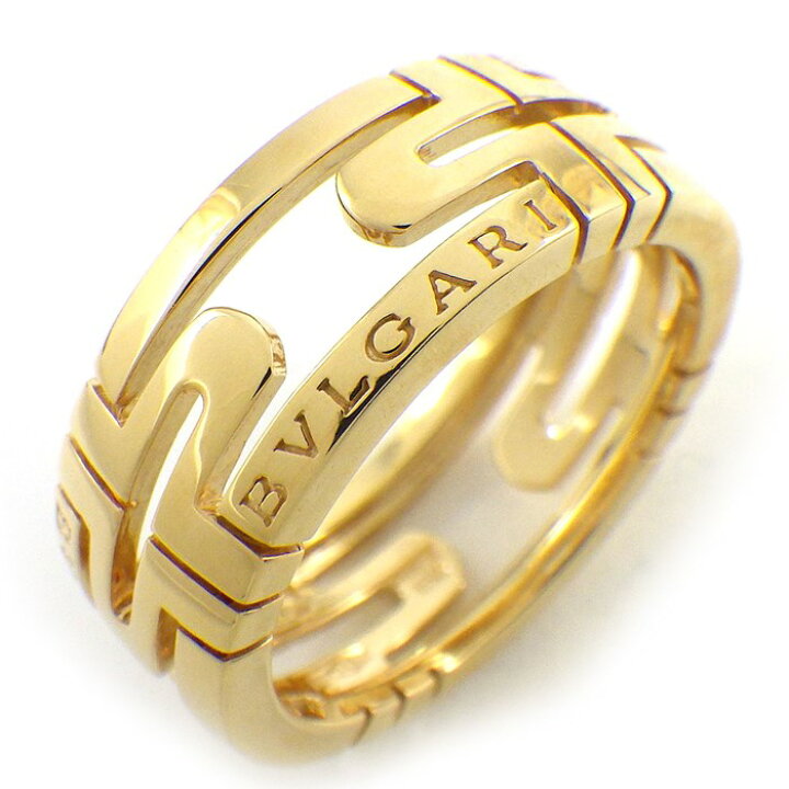 楽天市場】ブルガリ BVLGARI リング パレンテシ K18YG 11.5号 / #52  