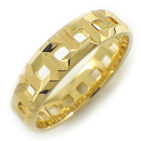 ティファニー Tiffany & Co. リング Tトゥルー ワイド 62508485 幅5.5mmモデル K18YG 21号 【中古】