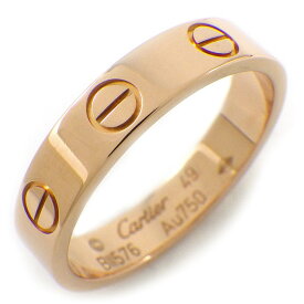 カルティエ ピンキーリング ラブ ウエディング B4085249 K18PG 9号 / #49 【中古】