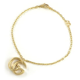 グッチ GUCCI ブレスレット GG ランニング ダブルG ロゴ K18YG / #16 【中古】