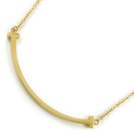 ティファニー Tiffany & Co. ネックレス Tスマイル スモール 60011679 K18YG 【中古】