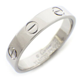 カルティエ Cartier リング ラブ ウェディング バンド B4085353 ミニラブ 幅3.6mmモデル PT950 13号 / #53 【中古】