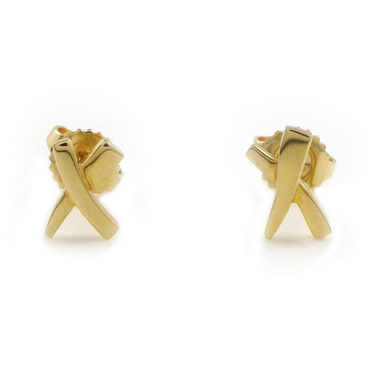 楽天市場】ティファニー Tiffany & Co. ピアス キス X クロス K18YG 