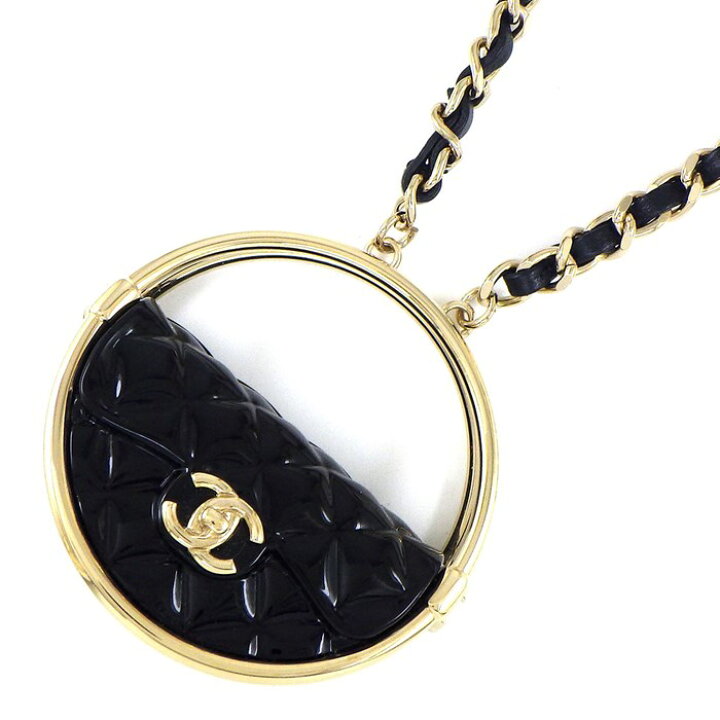 楽天市場】シャネル CHANEL ロングネックレス AB9845 マトラッセ ココ 
