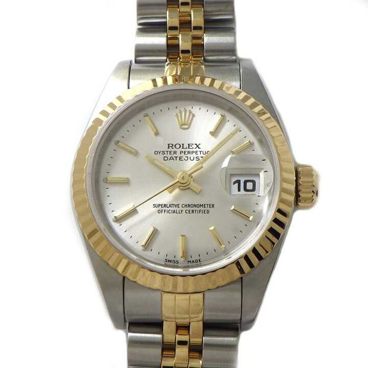 楽天市場】ロレックス Rolex 腕時計 デイトジャスト 79173 P番 2000年  