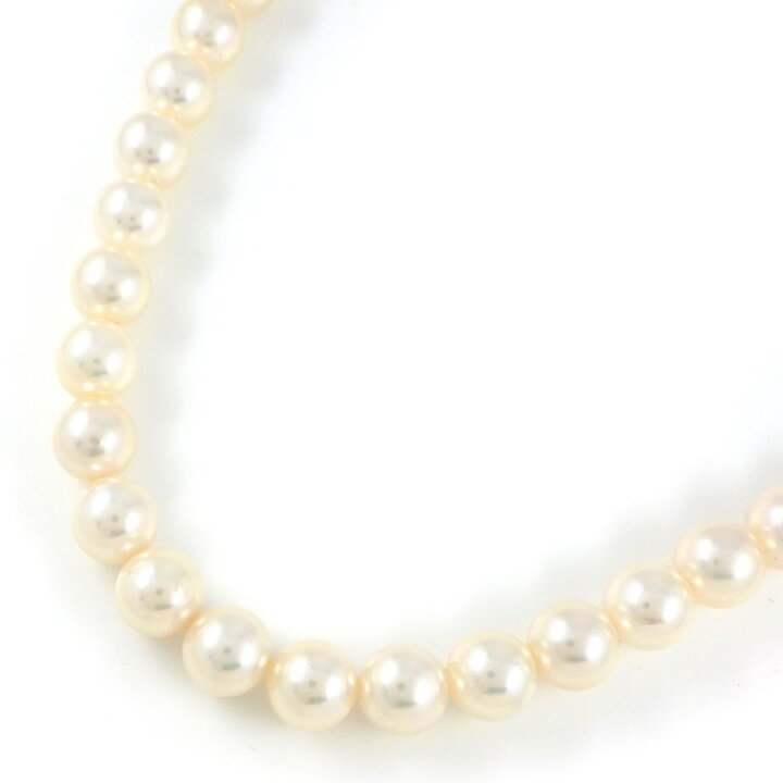 楽天市場】ミキモト MIKIMOTO ネックレス Mチャーム あこや真珠 7.0 