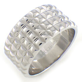 ブシュロン BOUCHERON リング ポワント ド ディアマン キャトル クル ド パリ 4ロウ K18WG 20号 / #60 【中古】