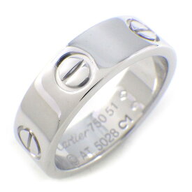 カルティエ Cartier リング ラブ クラシックモデル MM B4084751 K18WG 10.5号 / #51 【中古】