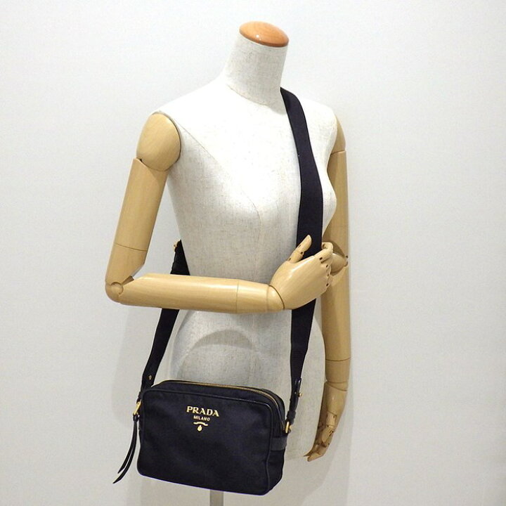 楽天市場】プラダ PRADA ショルダーバッグ 1BH089 ブラック ナイロン 
