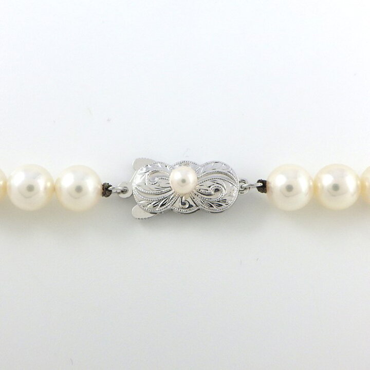 楽天市場】ミキモト MIKIMOTO ネックレス パール 7.0-7.5mm珠 SV925 