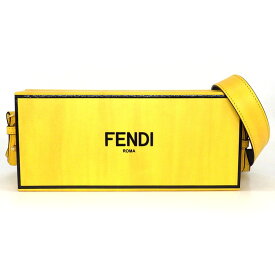【最大3万円OFF★サマーセール＆10日限定P3倍】 フェンディ FENDI ショルダーバッグ メッセンジャーバッグ フェンディパック 7VA520-ADP6 イエロー カーフレザー 【中古】