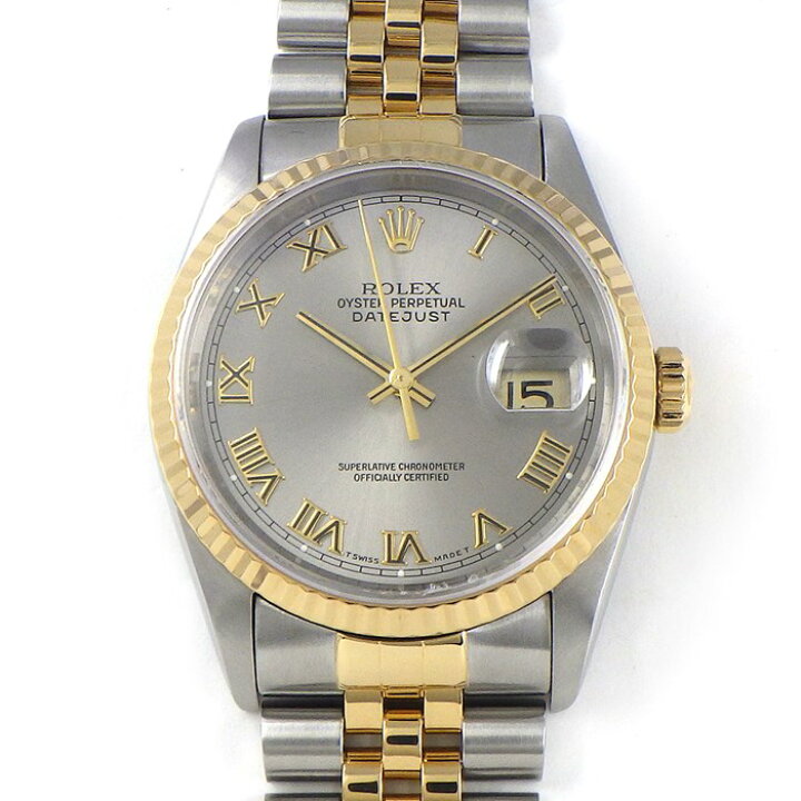 楽天市場】ロレックス Rolex 腕時計 デイトジャスト 36mm 16233 W番 