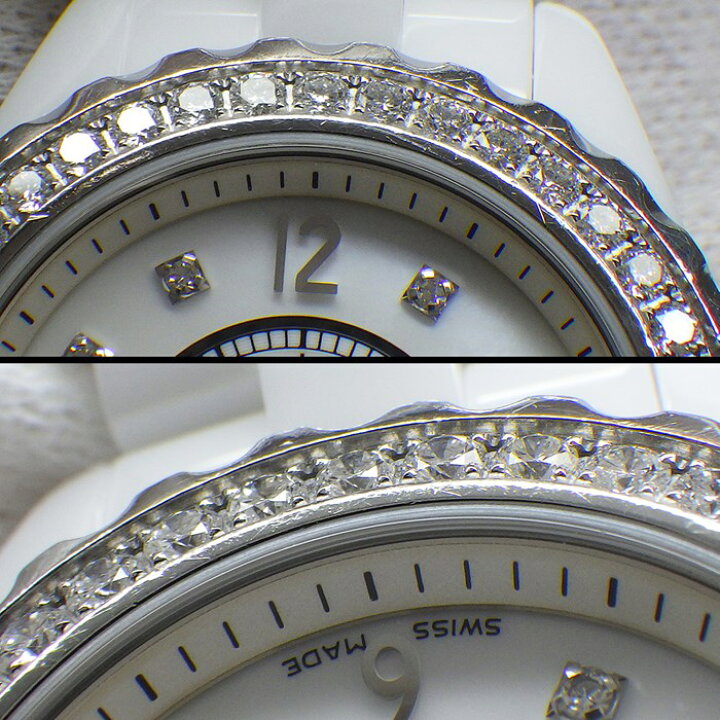 楽天市場】シャネル CHANEL 腕時計 J12 29mm H2572 40ポイント ダイヤ  