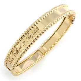 ヴァンクリーフ＆アーペル Van Cleef & Arpels バングル ペルレ シニアチュール VCARP3K000 K18YG /#XS 【箱・保付き】 【中古】
