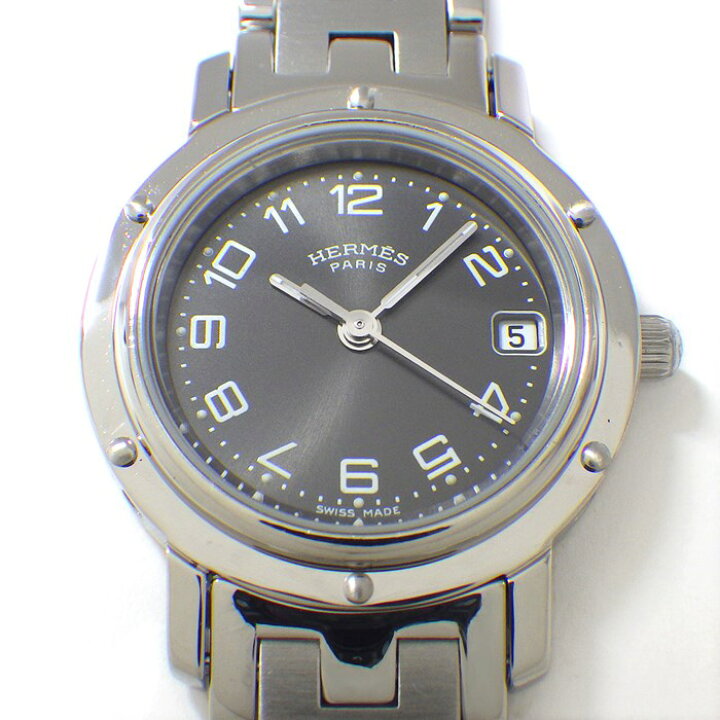 楽天市場】エルメス HERMES 腕時計 クリッパー CL4.210 デイト 