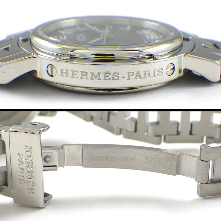 楽天市場】エルメス HERMES 腕時計 クリッパー CL4.210 デイト  