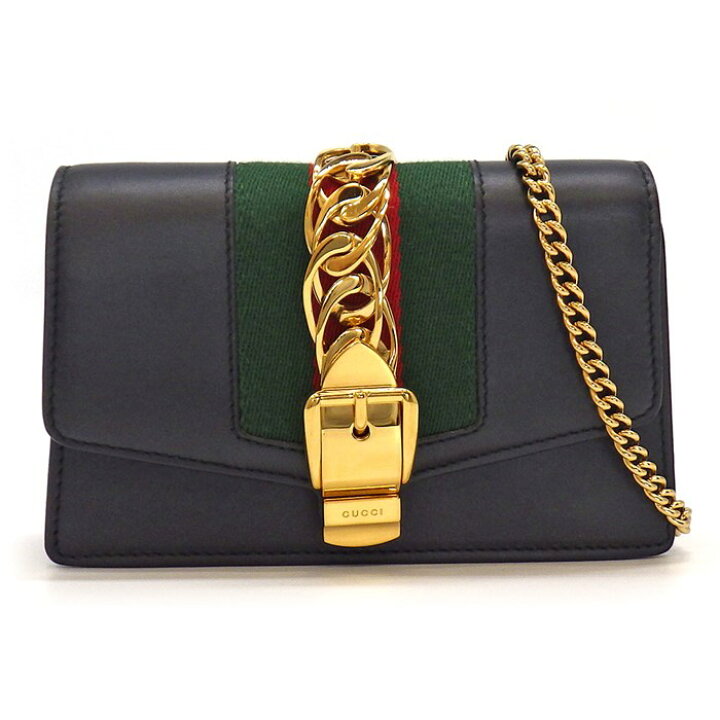 楽天市場】グッチ GUCCI ショルダーバッグ シルヴィ スーパーミニ 
