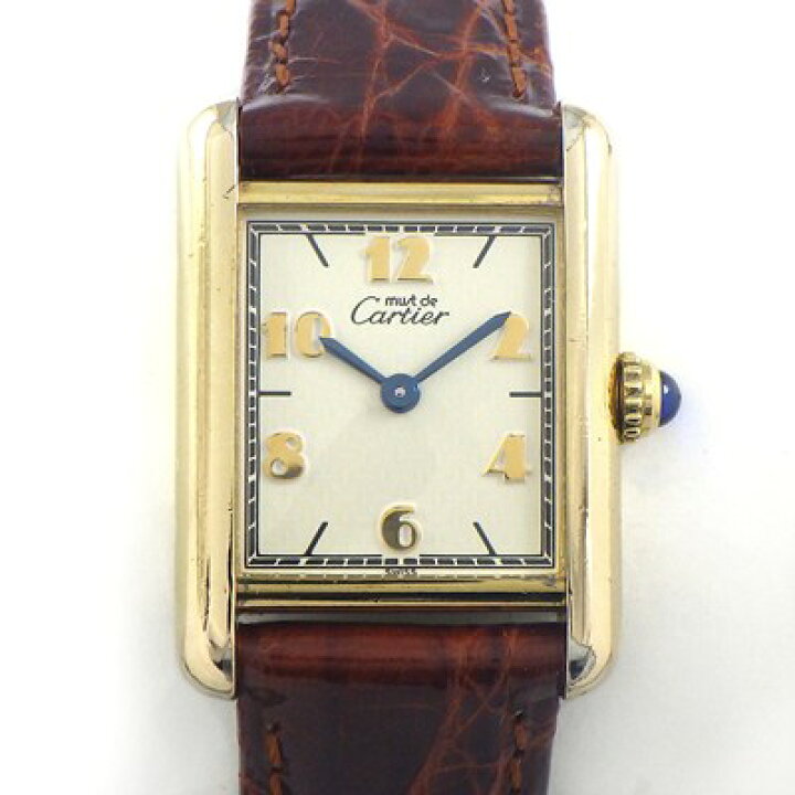 楽天市場】カルティエ Cartier 腕時計 マスト タンク SM W1008354  