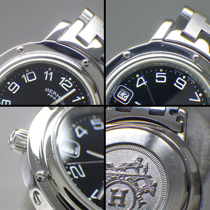 楽天市場】エルメス HERMES 腕時計 クリッパー CL4.210 デイト 