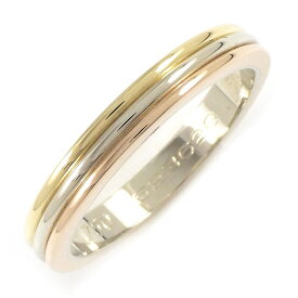 【最大3万円OFFクーポン★サマーセール】 カルティエ Cartier リング ヴァンドーム トリニティ ウェディング スリーカラー K18PG K18WG K18YG 9.5号 / #50 【中古】