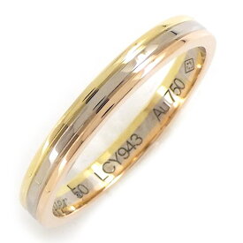 【最大3万円OFFクーポン配布中】 カルティエ Cartier リング ヴァンドーム トリニティ ウェディング スリーカラー K18PG K18WG K18YG 10号 / #50 【中古】