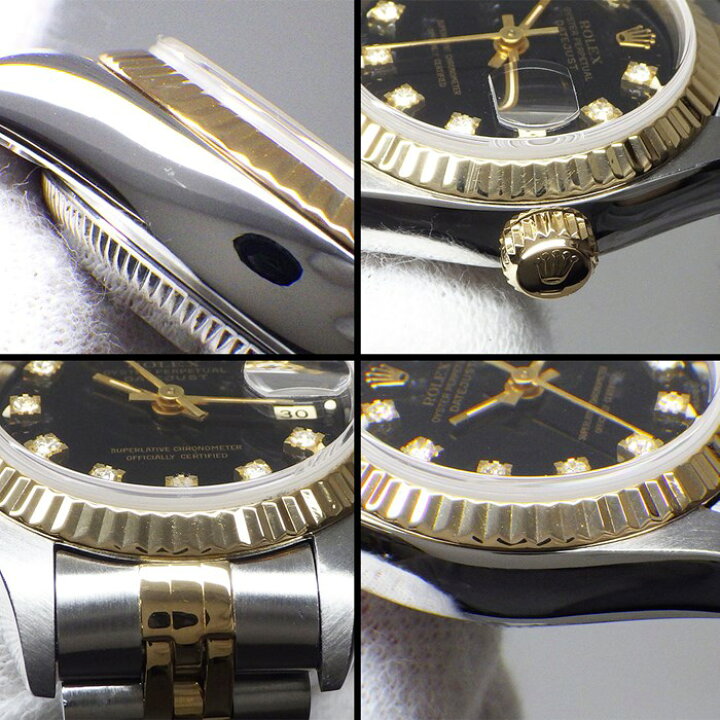 楽天市場】ロレックス Rolex 腕時計 デイトジャスト 69173G S番 1993年  