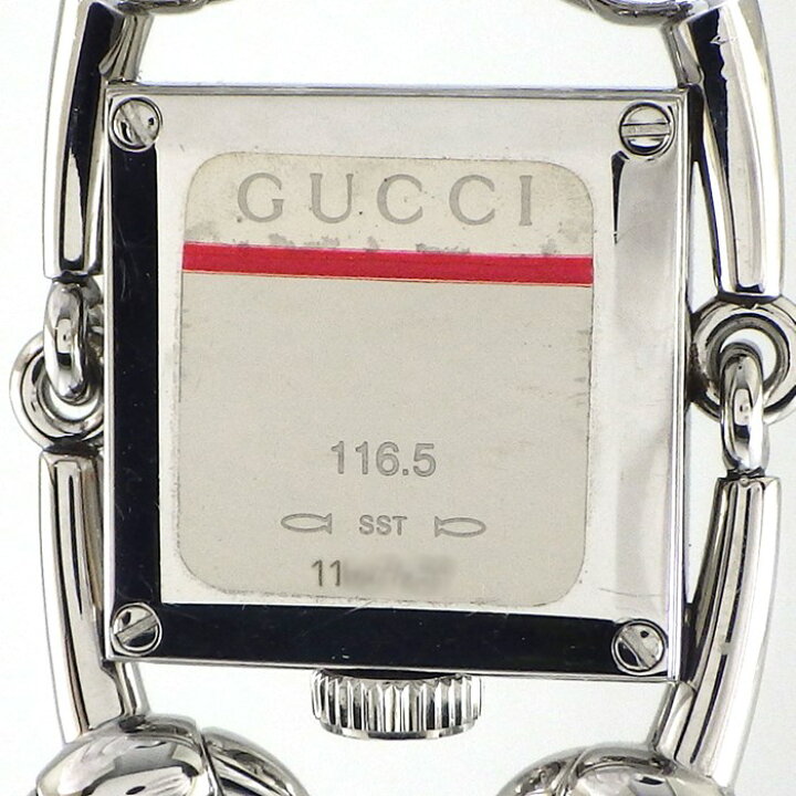 楽天市場】グッチ GUCCI 腕時計 シニョーリア 116.5 スクエア ブルー  