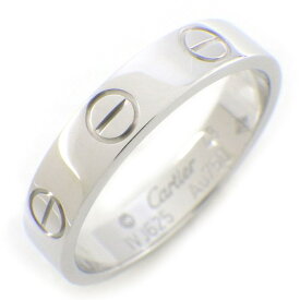 カルティエ Cartier リング ラブ スモールモデル SM B4085148 K18WG 8号 / #48 【中古】