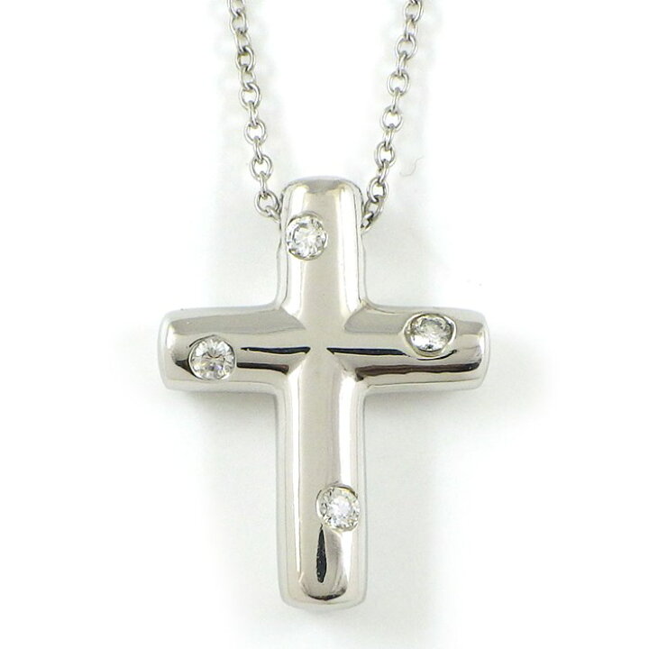 楽天市場】ティファニー Tiffany & Co. ネックレス ドッツ クロス 4  