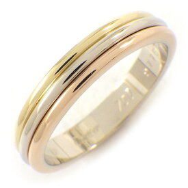 カルティエ Cartier リング ヴァンドーム トリニティ ウェディング B4004357 スリーカラー K18PG K18WG K18YG 16.5号 / #57 【箱・保付き】 【中古】