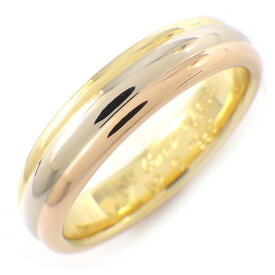 カルティエ Cartier リング ヴァンドーム トリニティ ウェディング スリーカラー K18PG K18WG K18YG 12号 / #52 【中古】