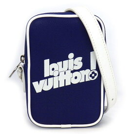 ルイ・ヴィトン Louis Vuitton ショルダーバッグ エヴリデイ LV ダヌーブ PPM M45893 ブルー ホワイト カウハイドレザー 【中古】