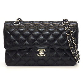 【レビュー1000件記念★対象品3％OFF】 シャネル CHANEL ショルダーバッグ ハンドバッグ マトラッセ 23 クラシック スモール A01113 ブラック ボルドー グレインドカーフスキン シルバー金具 【中古】