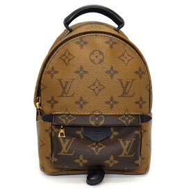 ルイ・ヴィトン Louis Vuitton バックパック・リュック パームスプリングス MINI M44872 ブラウン ブラック モノグラム リバースキャンバス レザー 【中古】