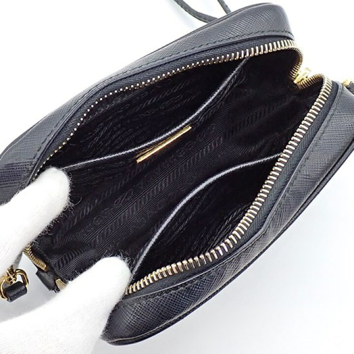 楽天市場】プラダ PRADA ショルダーバッグ ミニ 1BH036 ブラック 
