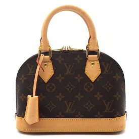 ルイ・ヴィトン Louis Vuitton ハンドバッグ ショルダーバッグ アルマ BB M46990 ブラウン モノグラム キャンバス レザー ゴールド金具 【中古】