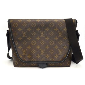 【最大3万円OFFクーポン配布中】 ルイ・ヴィトン Louis Vuitton ショルダーバッグ・メッセンジャーバッグ マグネティック M45557 ブラウン ブラック モノグラム マカサー キャンバス 【中古】