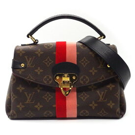 ルイ・ヴィトン Louis Vuitton ハンドバッグ ショルダーバッグ ジョルジュ BB M43866 マロン+コクリコ ペッシュ モノグラムキャンバス 【中古】