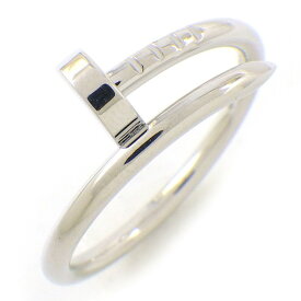 【最大3万円OFFクーポン配布中】 カルティエ Cartier リング ジュストアンクル SM B4226051 釘モチーフ K18WG 11号 / #51 【中古】