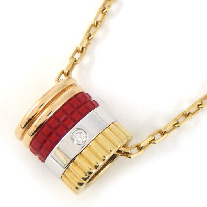 楽天市場】ブシュロン BOUCHERON ネックレス キャトル スモール スリー 