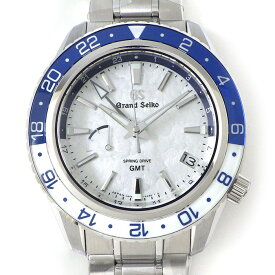 【最大3万円OFFクーポン配布中】 グランドセイコー Grand Seiko 腕時計 スポーツコレクション シュカブラ SBGE275 9R16-0AC0 GMT 20周年記念 1500本限定モデル ホワイト文字盤 デイト 裏スケ パワーリザーブ表示 回転ベゼル SS スプリングドライブ 【箱・保付き】 【中古】