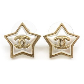 【最大3万円OFFクーポン配布中】 シャネル CHANEL ピアス スターモチーフ A18V A99139 2018 クラシックモデル イミテーションパール GP 【中古】