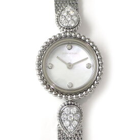 【最大3万円OFFクーポン配布中】 ブシュロン BOUCHERON 腕時計 セルパンボエム WA015704 ダイヤラグ 4ポイント ダイヤインデックス ホワイトシェル文字盤 SS クオーツアナログ 【箱・保付き】 【中古】