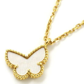 ヴァンクリーフ＆アーペル Van Cleef & Arpels ネックレス スウィートアルハンブラ パピヨン VCARF69300 ホワイト シェル K18YG 【中古】