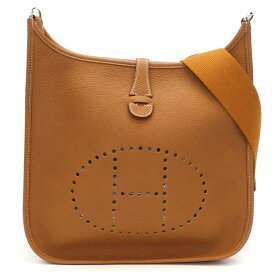 エルメス HERMES ショルダーバッグ エヴリン 3 PM Z刻印 2021年製 ゴールド トリヨンクレマンス シルバー金具 【中古】